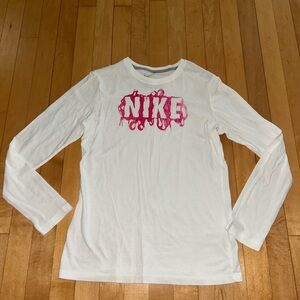 Nike long sleeve shirt with logo